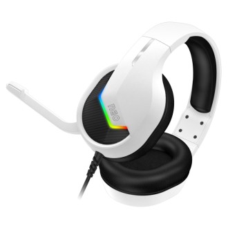 Connect IT NEO herní sluchátka s mikrofonem, Jack + USB - bílá
