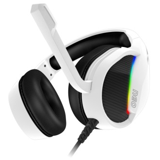 Connect IT NEO herní sluchátka s mikrofonem, Jack + USB - bílá