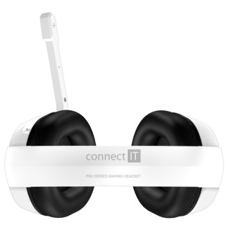 Connect IT NEO herní sluchátka s mikrofonem, Jack + USB - bílá