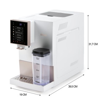 Automatický Espresso kávovar - bílo bronzový - DOMO DO742K