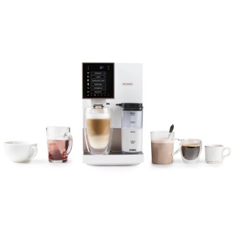 Automatický Espresso kávovar - bílo bronzový - DOMO DO742K