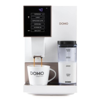 Automatický Espresso kávovar - bílo bronzový - DOMO DO742K