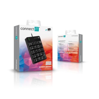 Connect IT NumCALC numerická klávesnice - černá
