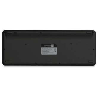 Connect IT Touch bezdrátová klávesnice s touch padem (+ baterie zdarma) - černá