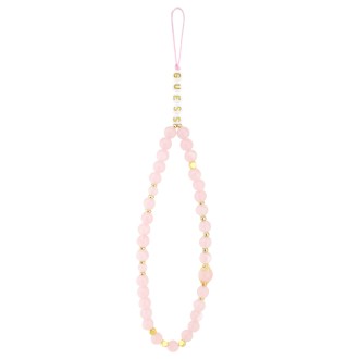 Guess PU 4G Metal Logo Strap Zadní Kryt pro iPhone 17 Pro – růžová