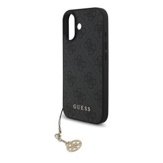 Guess 4G Charm MagSafe Zadní Kryt pro iPhone 17 Tone on Tone – šedá