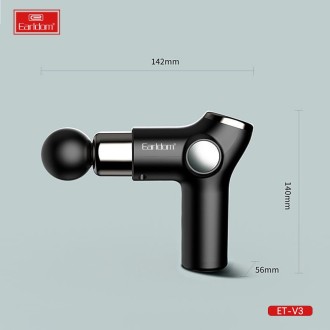 Elektrický masážní přístroj na tělo Earldom ET-V3, Černá