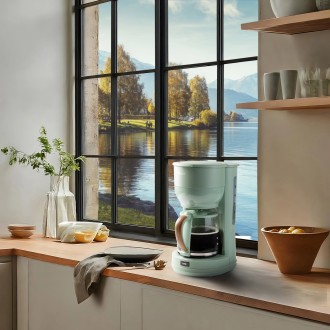 Překapávač na kávu WOOD YOU - zelený - DOMO DO754K