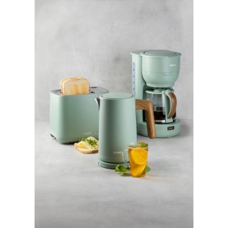 Překapávač na kávu WOOD YOU - zelený - DOMO DO754K