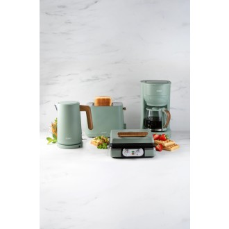 Překapávač na kávu WOOD YOU - zelený - DOMO DO754K