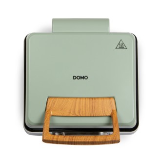 Vaflovač 4x7 s termostatem a časovačem - zelený - DOMO DO9279W