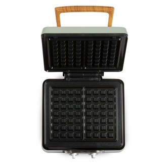 Vaflovač 4x7 s termostatem a časovačem - zelený - DOMO DO9279W