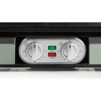 Vaflovač 4x7 s termostatem a časovačem - zelený - DOMO DO9279W