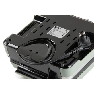 Vaflovač 4x7 s termostatem a časovačem - zelený - DOMO DO9279W