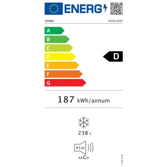 Šuplíkový mrazák - 238 litrů - bílý - DOMO DO91205F