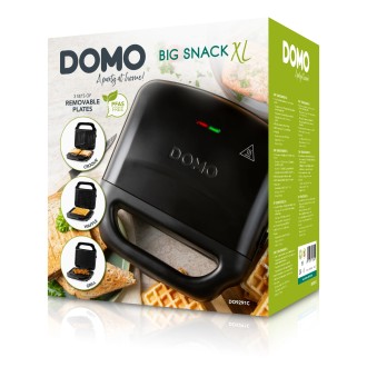 Sendvičovač XL 3v1 na sendvič / vafle / grill  DOMO DO9291C