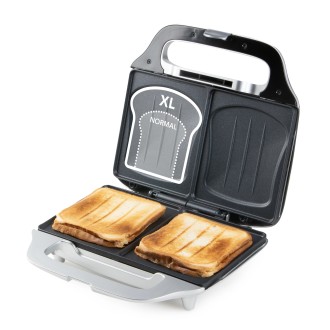 Sendvičovač na 2 XL sendviče - stříbrný - DOMO DO9267C