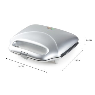 Sendvičovač na 2 XL sendviče - stříbrný - DOMO DO9267C