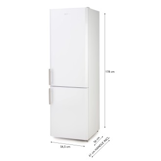 Lednice kombinovaná s mrazákem dole - DOMO DO91308C