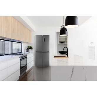 Čtyřdvéřová lednice s mrazákem dole - DOMO DO99504M