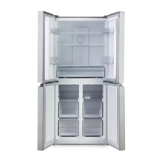 Čtyřdvéřová lednice s mrazákem dole - DOMO DO99504M