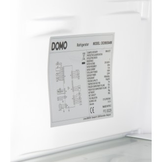Čtyřdvéřová lednice s mrazákem dole - DOMO DO99504M