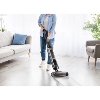 Podlahový čistič 2v1 s odsáváním temně šedý - DOMO DO1189SW