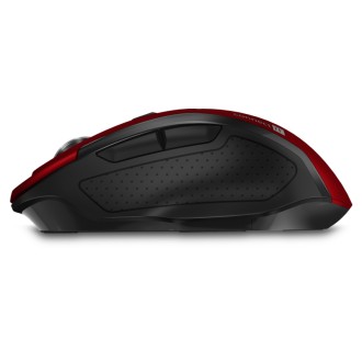 Connect IT Dual SmartSwitch bezdrátová myš, USB-A + C (+ baterie) – červená