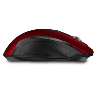 Connect IT Dual SmartSwitch bezdrátová myš, USB-A + C (+ baterie) – červená