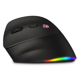 Connect IT For Health Cloudy Left bezdrátová vertikální myš pro leváky – černá