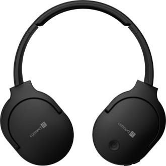 Connect IT SuperSonic bezdrátová náhlavní sluchátka – černá