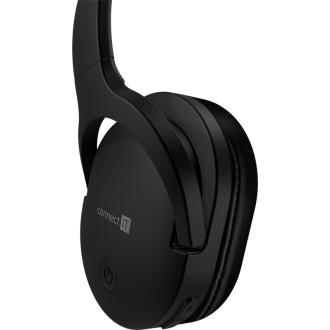 Connect IT SuperSonic bezdrátová náhlavní sluchátka – černá