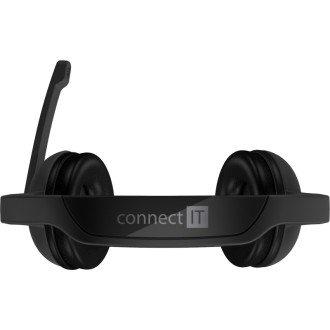 Connect IT Home&Office náhlavní sluchátka s mikrofonem – černá