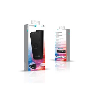 Connect IT CHARGE nabíjecí podložka pod klávesnici a myš, vel. L (800 × 300 mm) – černá
