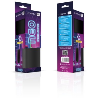Connect IT NEO podložka pod klávesnici a myš, svítící, vel. L (886 × 245 mm)