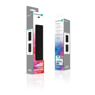 Connect IT DoubleColor oboustranná podložka pod klávesnici a myš – černá/tmavě hnědá