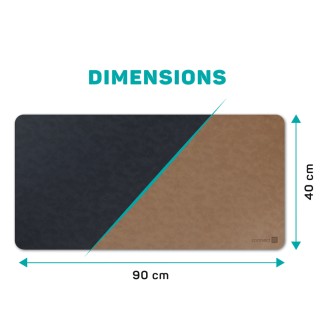 Connect IT DoubleColor oboustranná podložka pod klávesnici a myš – modrá/světle hnědá