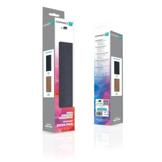 Connect IT DoubleColor oboustranná podložka pod klávesnici a myš – modrá/světle hnědá