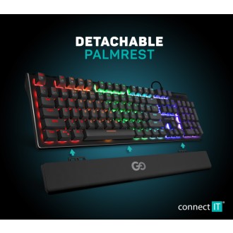 Connect IT GG mechanická herní klávesnice + palmrest
