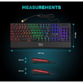 Connect IT GG mechanická herní klávesnice + palmrest