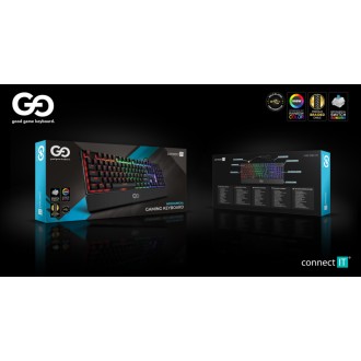 Connect IT GG mechanická herní klávesnice + palmrest