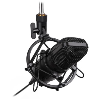 Connect IT ProMic USB Mikrofon se stolním ramenem – černá