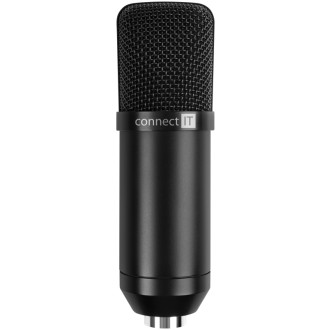 Connect IT ProMic USB Mikrofon se stolním ramenem – černá