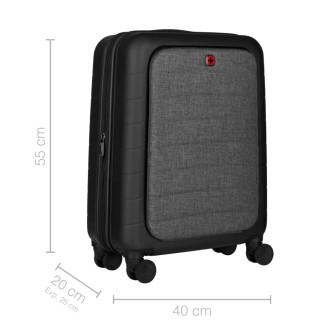 Wenger Syntry cestovní kufr vel. S (Carry-On / Příruční) – černá/šedá