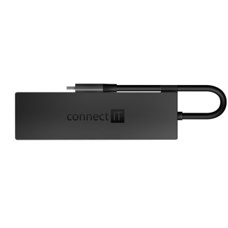 Connect IT USB-C hub 5v1 (USB-C, 3x USB-A, HDMI), externí - antracitová
