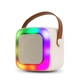 Connect IT 2Mic bezdrátový mini party karaoke reproduktor + 2x mikrofon - béžová