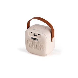 Connect IT 2Mic bezdrátový mini party karaoke reproduktor + 2x mikrofon - béžová