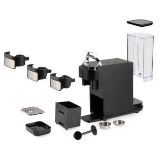 Kávovar 4v1 na pody i na kapsle - černý - DOMO DO748K