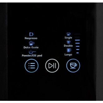 Kávovar 4v1 na pody i na kapsle - černý - DOMO DO748K