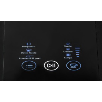 Kávovar 4v1 na pody i na kapsle - černý - DOMO DO748K